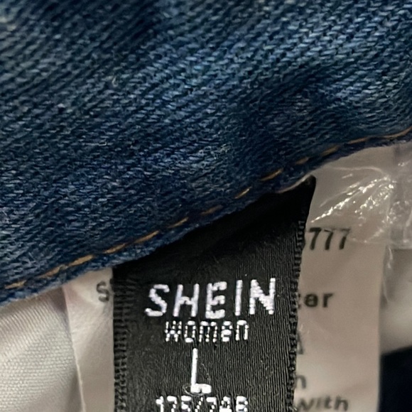 NWOT - SHEIN Wide Leg High-Rise Baggy Jeans (L) - Picture 10 of 10